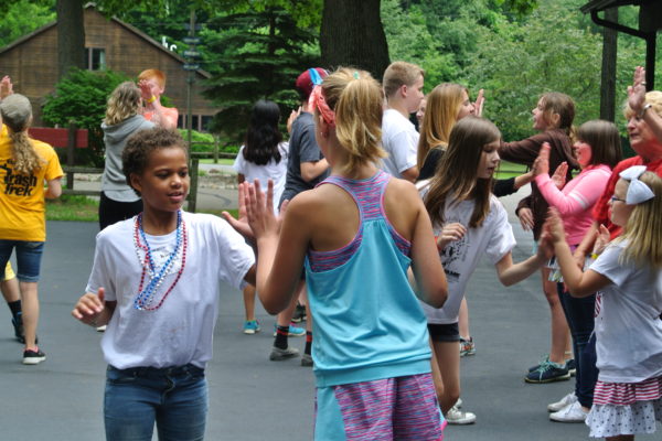 FAME Campers Learn To Square Dance