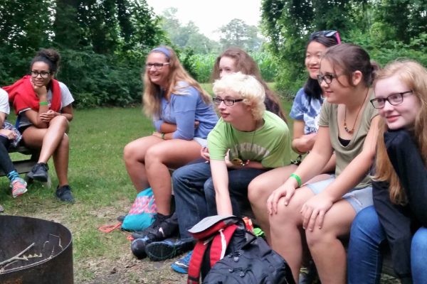 FAME Campers Share Stories At The Campfire